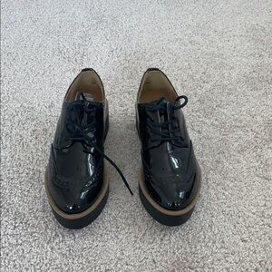 Madden Girl Black Patent Leather Oxfords
